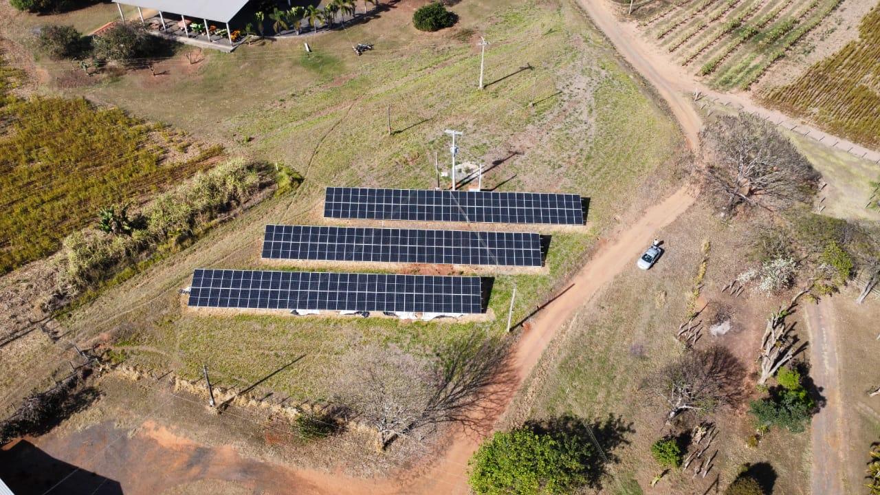 Usina em solo · fazenda